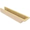 Ekena Millwork 6in. W x 4in. H x 28in. L Pescadero Woodgrain TimberThane Rafter Tail, Primed Tan RFTUR06X04X28PECRCPR - alternate 2